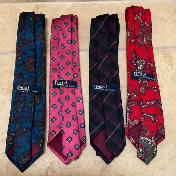 3 POLO RALPH LAUREN TIES ALL NEW CONDITION CAN BUY SEPARATELY AT $12 EACH - Picture 2 of 2